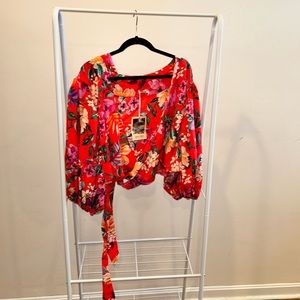 Grass Fields Maina Crop Top